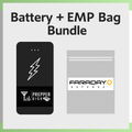 Prepper Disk Power Bank and Faraday Bag Bundle