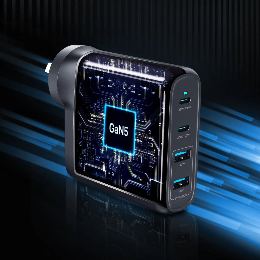 Zyron Tech Four-Port GaN Wall Charger