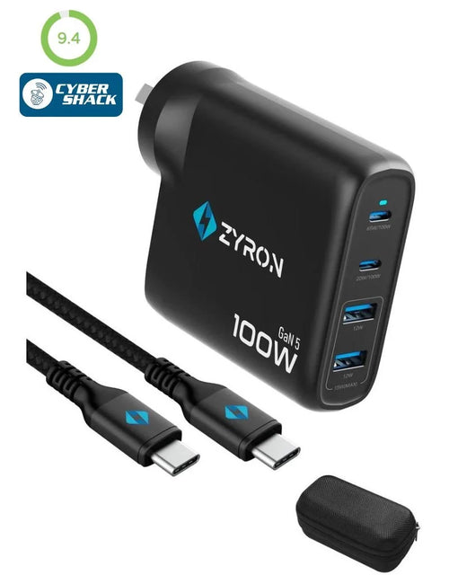 Zyron Tech Four-Port GaN Wall Charger