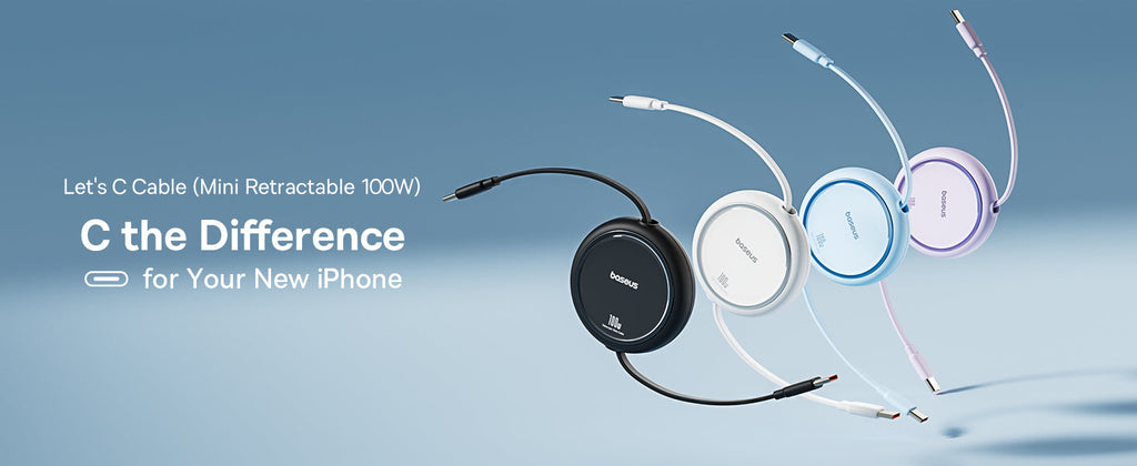 Baseus 100W Retractable USB-C Cable