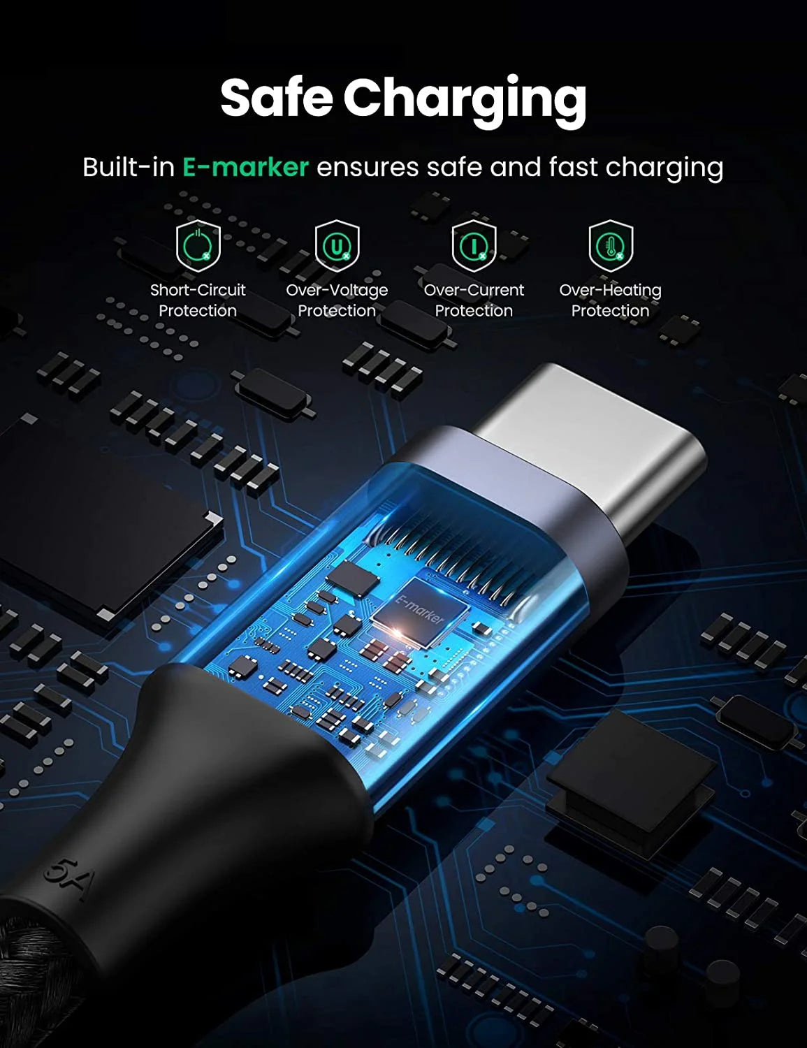 UGREEN USB-C Charging and Data Cable