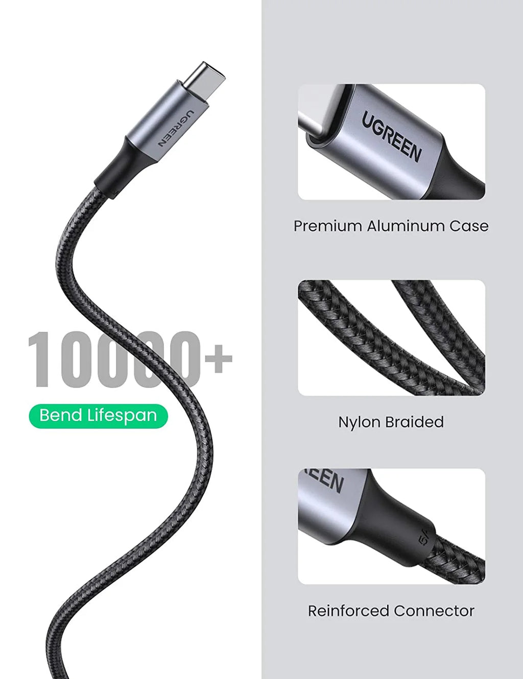 UGREEN USB-C Charging and Data Cable