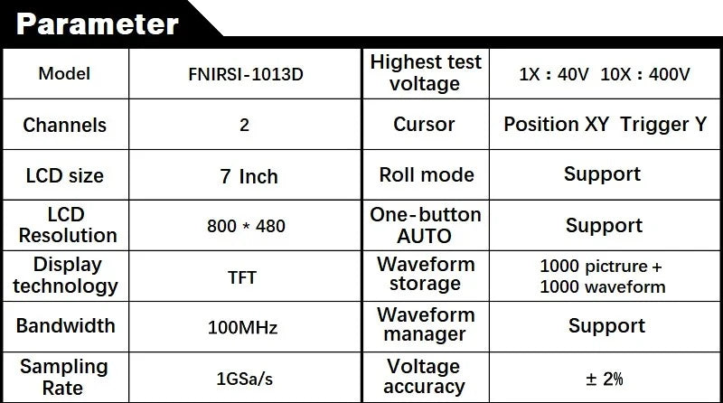 FNIRSI Digital Oscilloscope