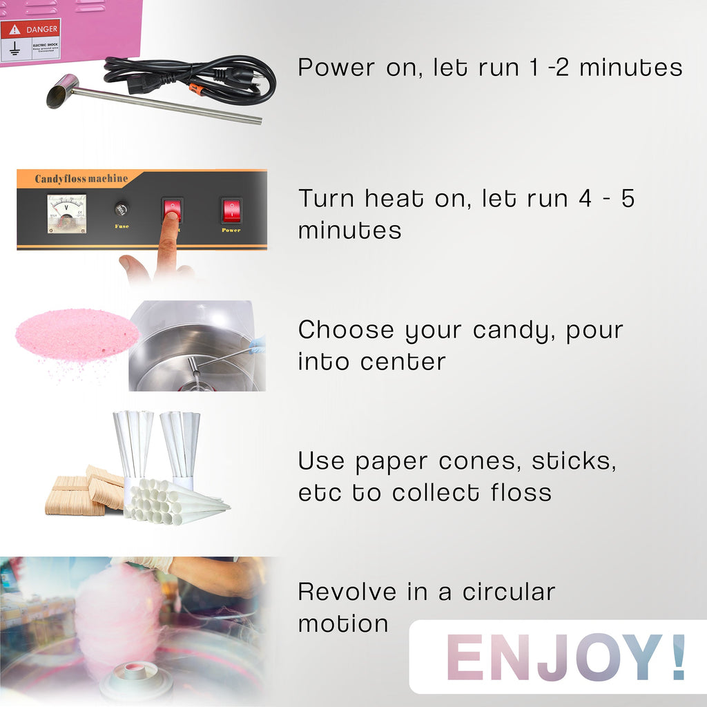 VIVO Electric Cotton Candy Machine