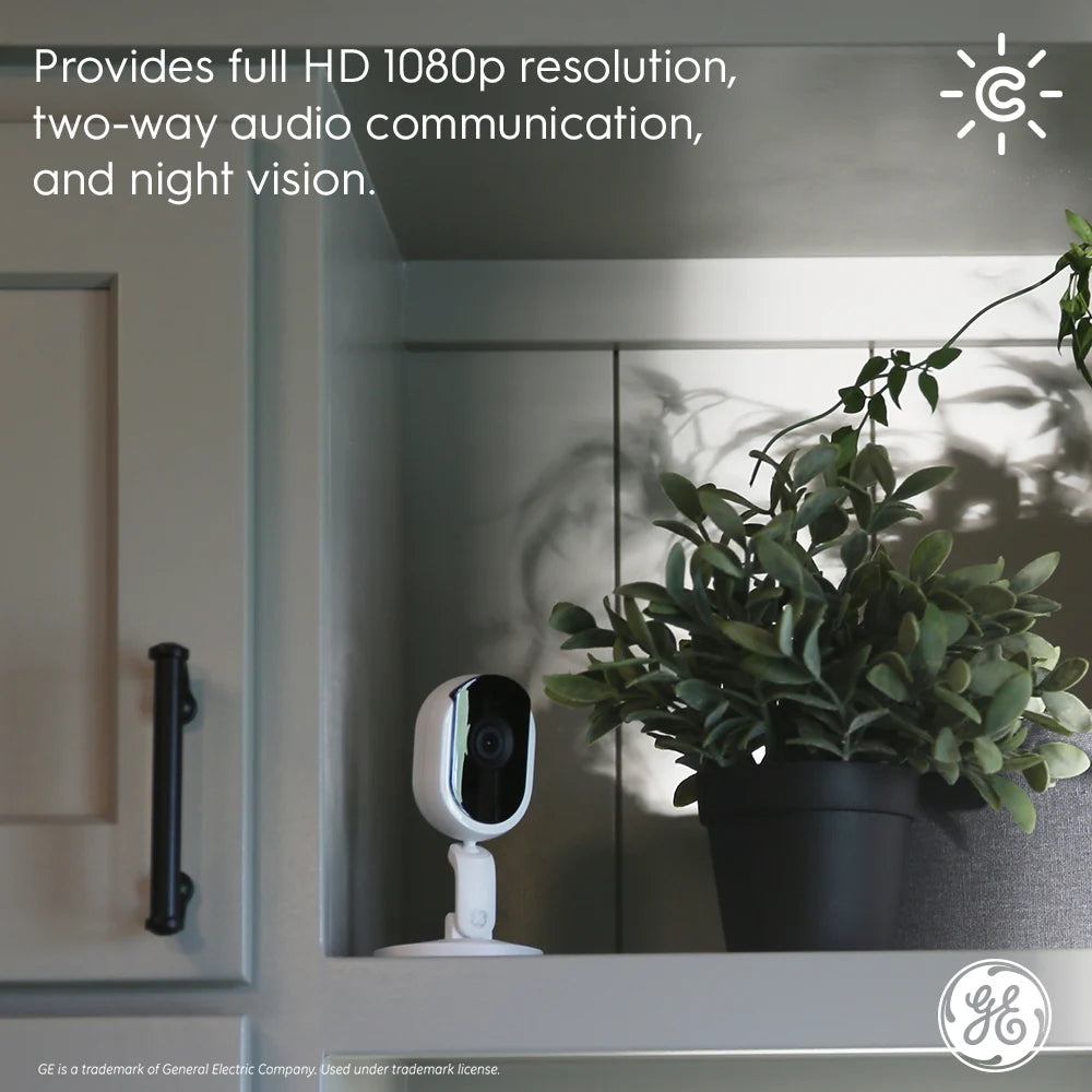 GE Lighting, a Savant company Indoor Wi-Fi Security Camera
