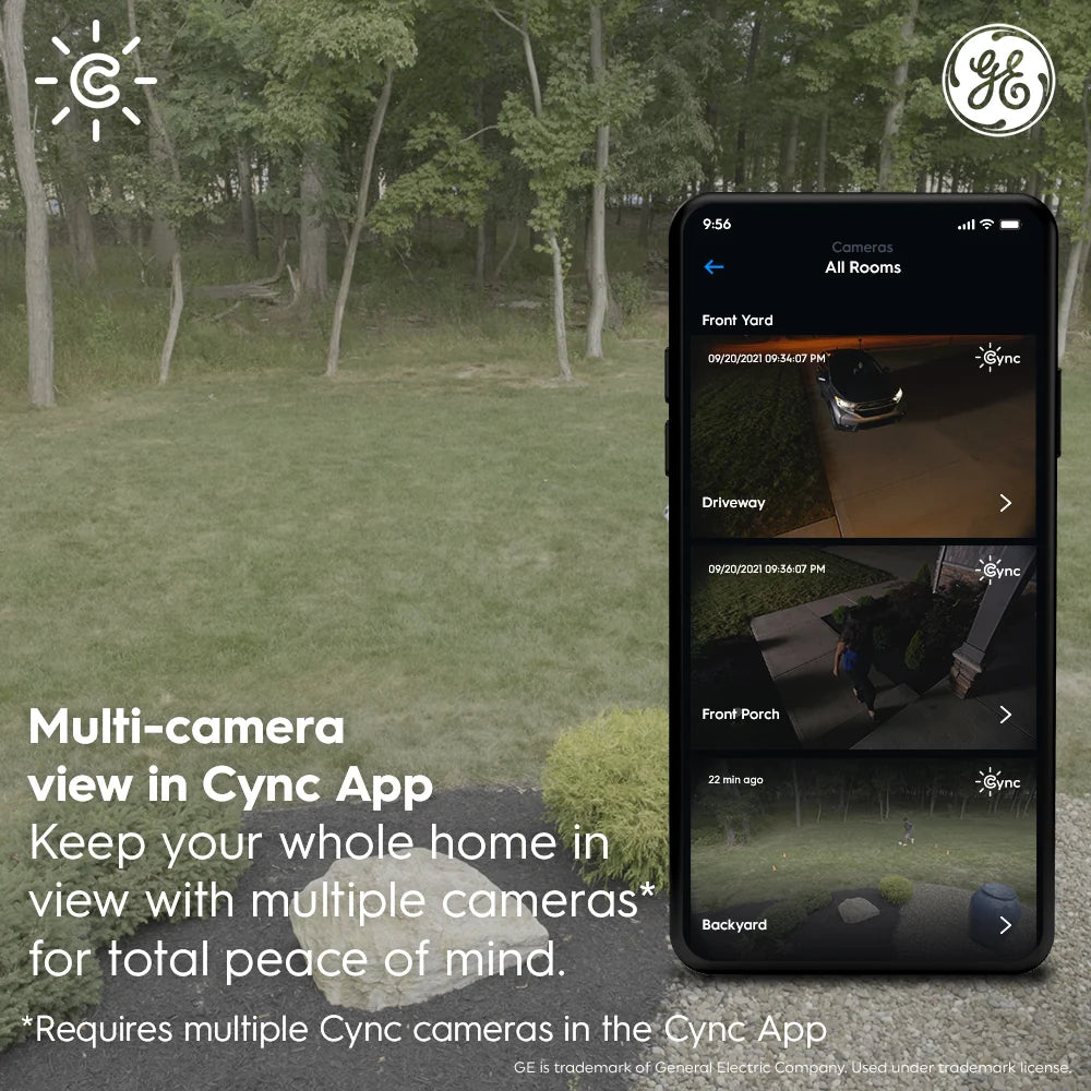GE Lighting, a Savant company Indoor Wi-Fi Security Camera
