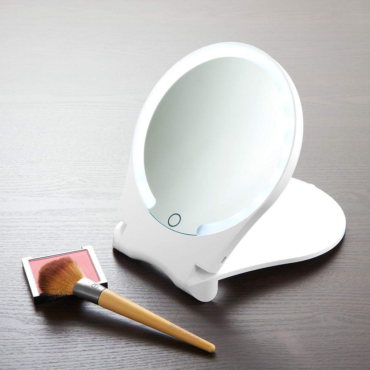 Camelot SI, LLC Rechargeable LED Travel Mirror
