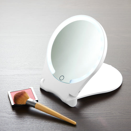 Camelot SI, LLC Rechargeable LED Travel Mirror