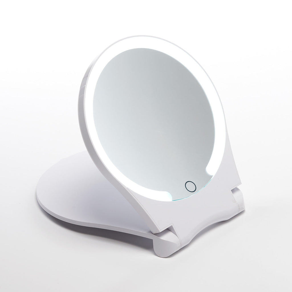 Camelot SI, LLC Rechargeable LED Travel Mirror