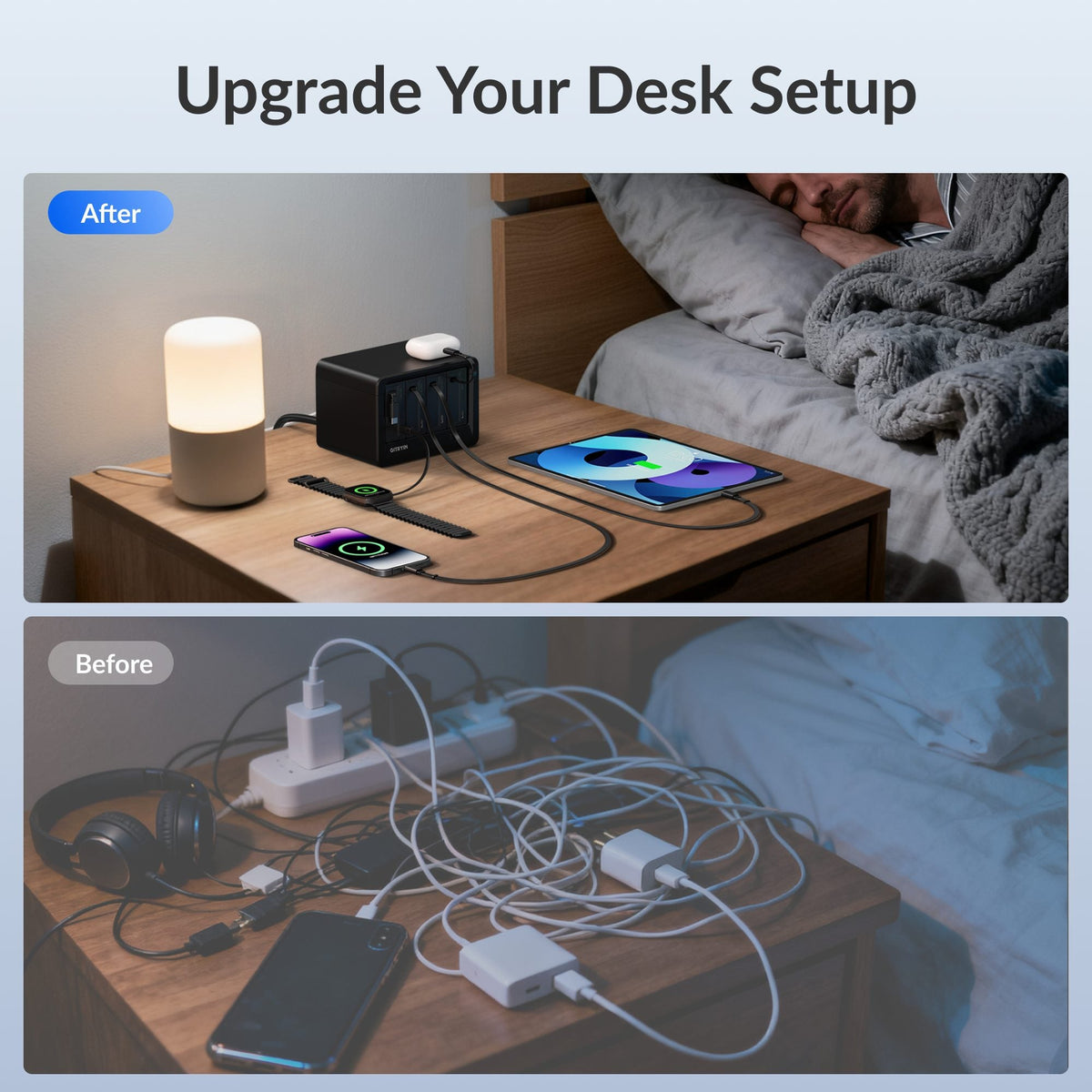 Gitryin 12-in-1 Desktop Charging Station