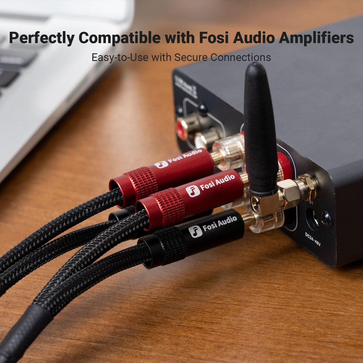Fosi Audio Banana Plug Speaker Cable