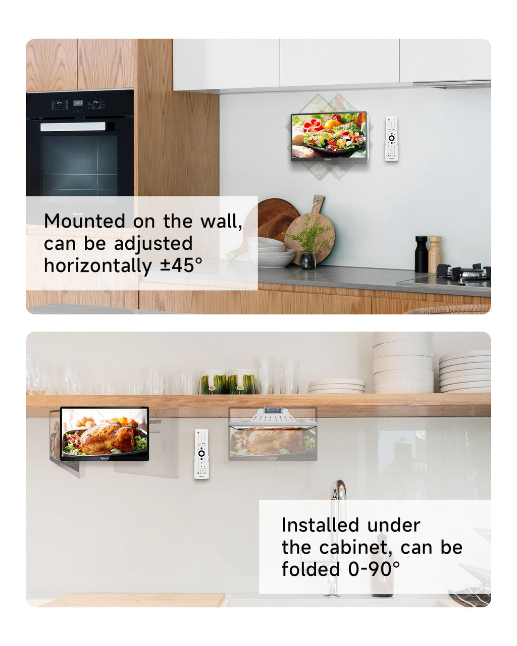 SYLVOX Under-Cabinet Smart TV