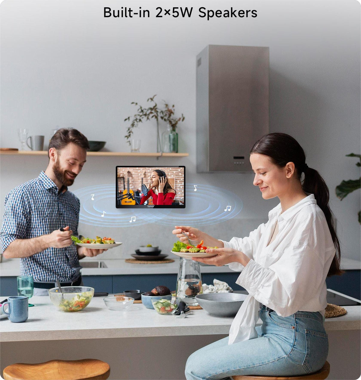 SYLVOX Under-Cabinet Smart TV