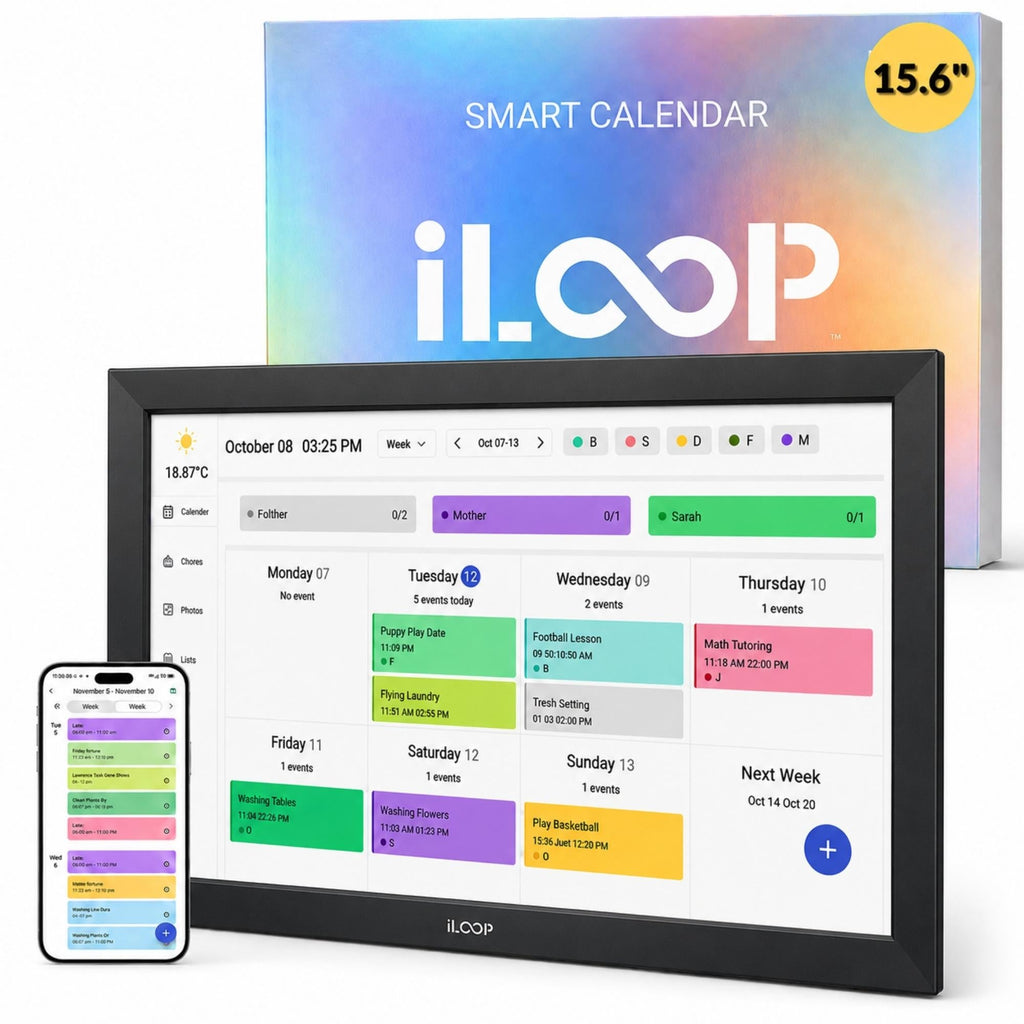 iLoop Smart Digital Calendar and Photo Frame