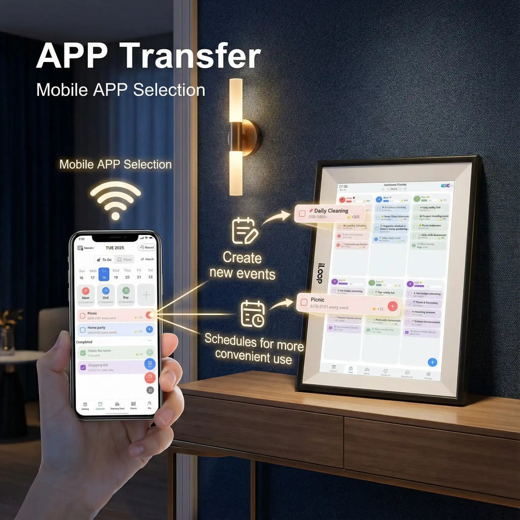 iLoop Smart Digital Calendar and Photo Frame