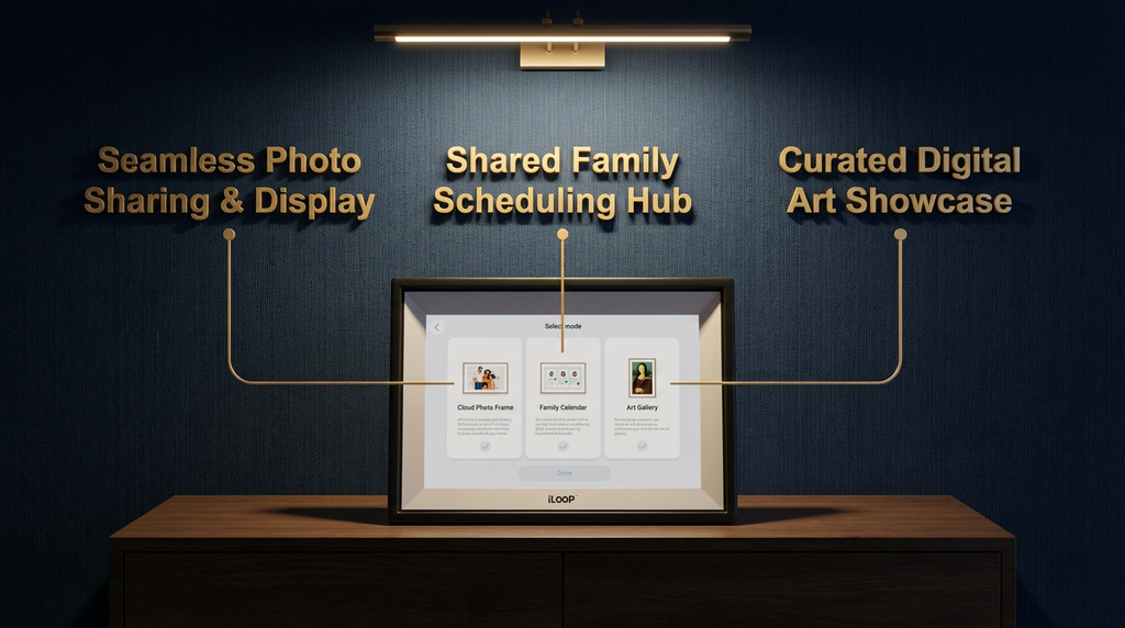 iLoop Smart Digital Calendar and Photo Frame