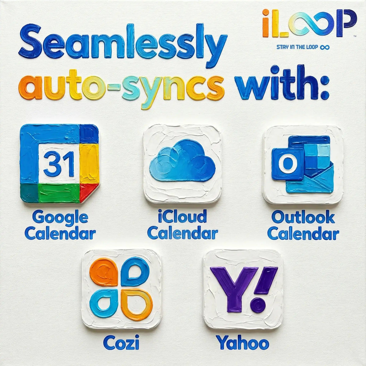 iLoop Smart Digital Calendar and Photo Frame