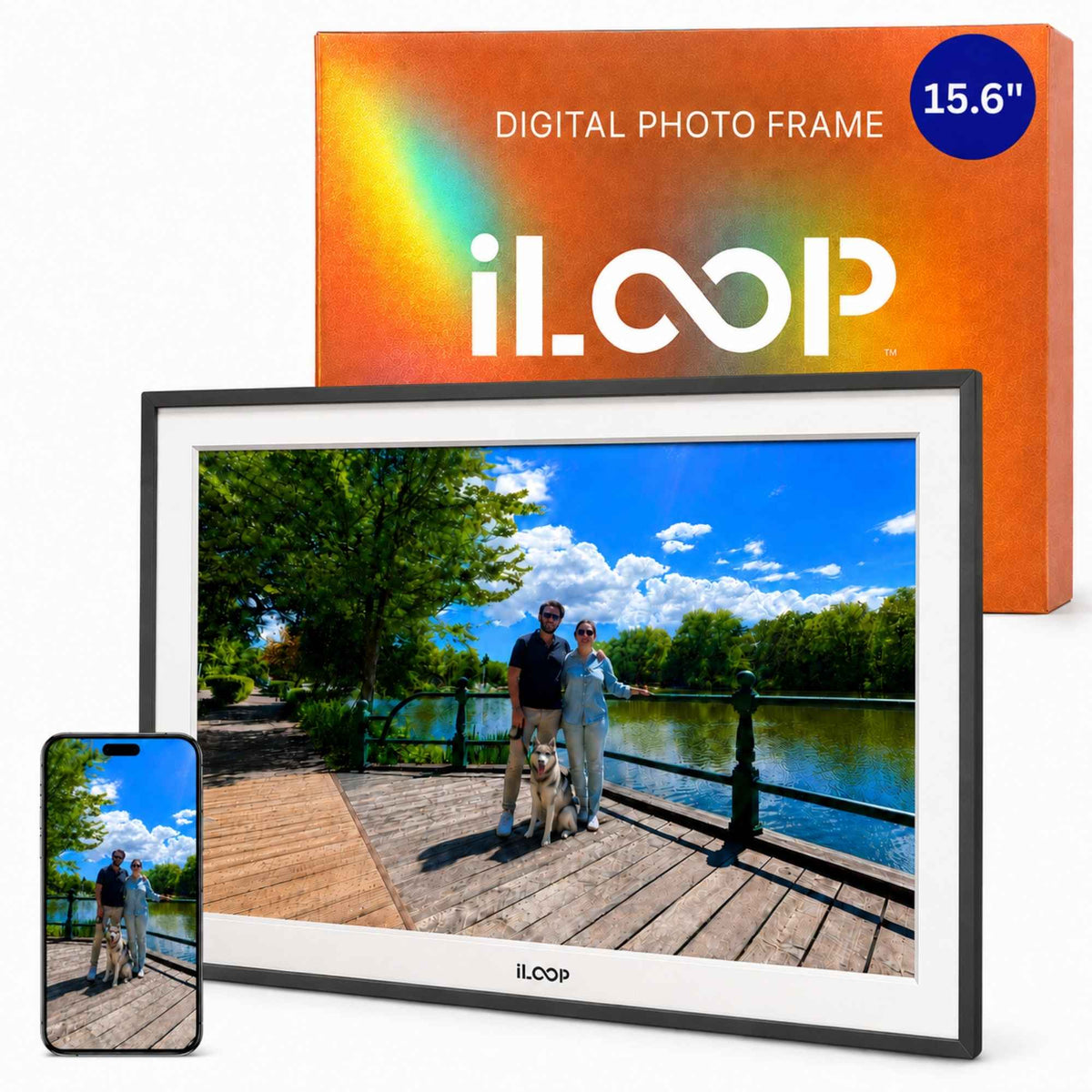 iLoop Wi-Fi Digital Photo Frame