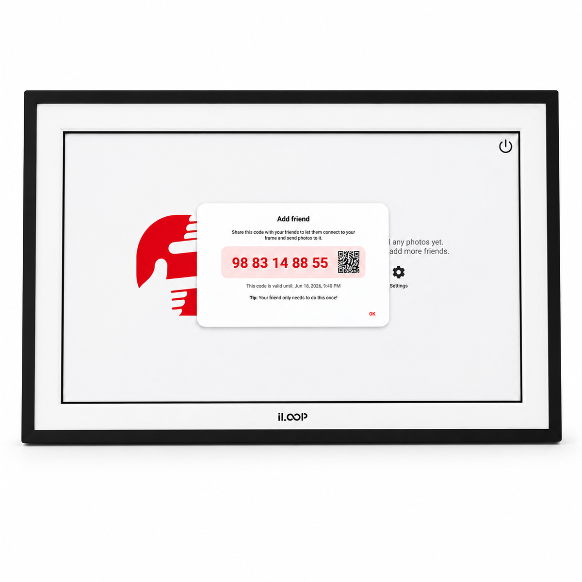 iLoop Wi-Fi Digital Photo Frame