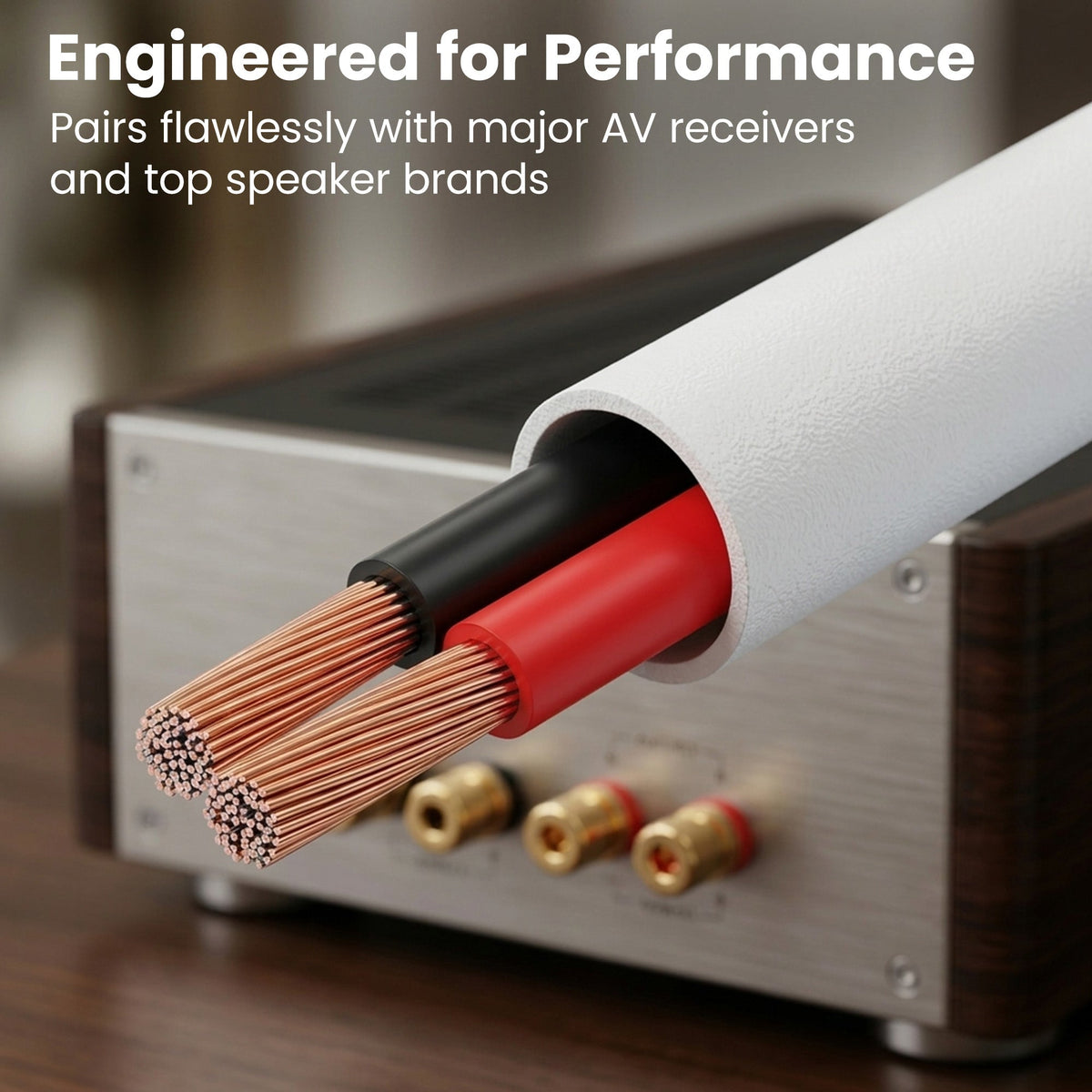 GEARit 16 AWG In-Wall Speaker Wire