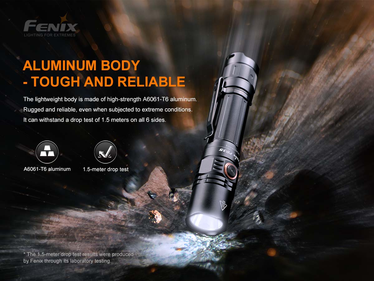 Fenix Rechargeable Handheld Flashlight