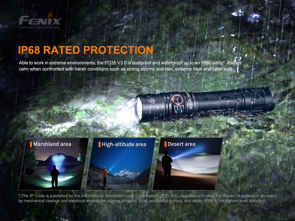 Fenix Rechargeable Handheld Flashlight