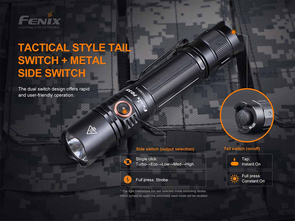 Fenix Rechargeable Handheld Flashlight