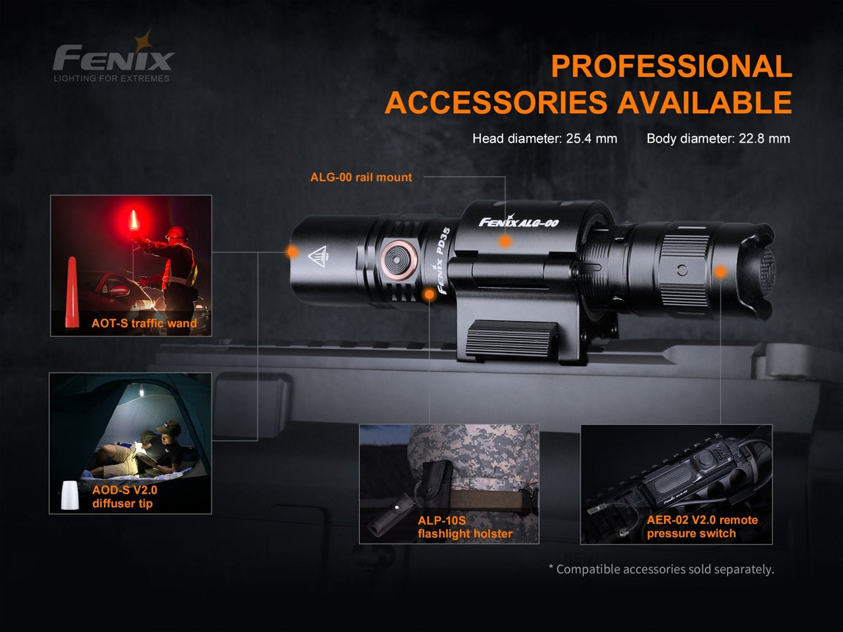Fenix Rechargeable Handheld Flashlight