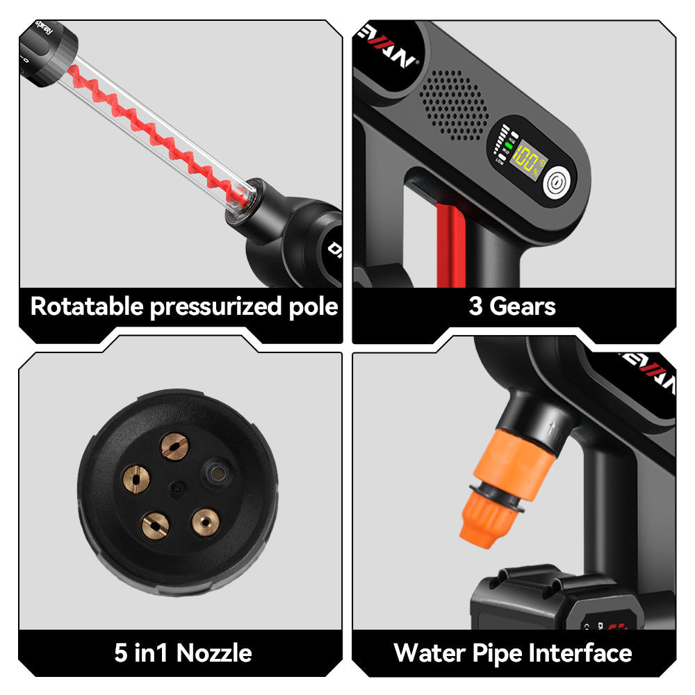 ONEVAN Cordless Pressure Washer