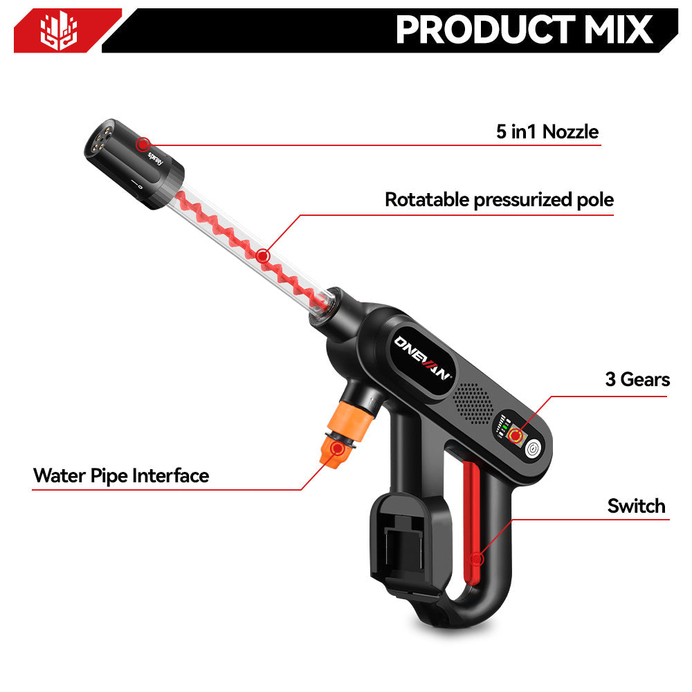ONEVAN Cordless Pressure Washer