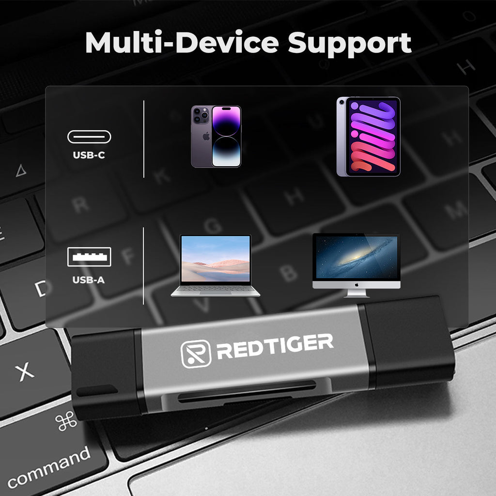 REDTIGER Official Memory Card Reader
