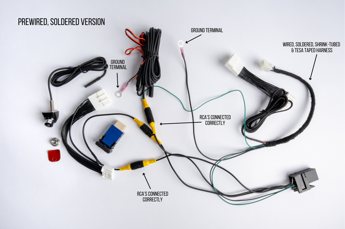 Anytime Backup Camera Tundra Front Camera and Backup Override Kit