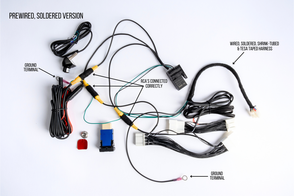 Anytime Backup Camera 4Runner Front Camera and Backup Override Kit