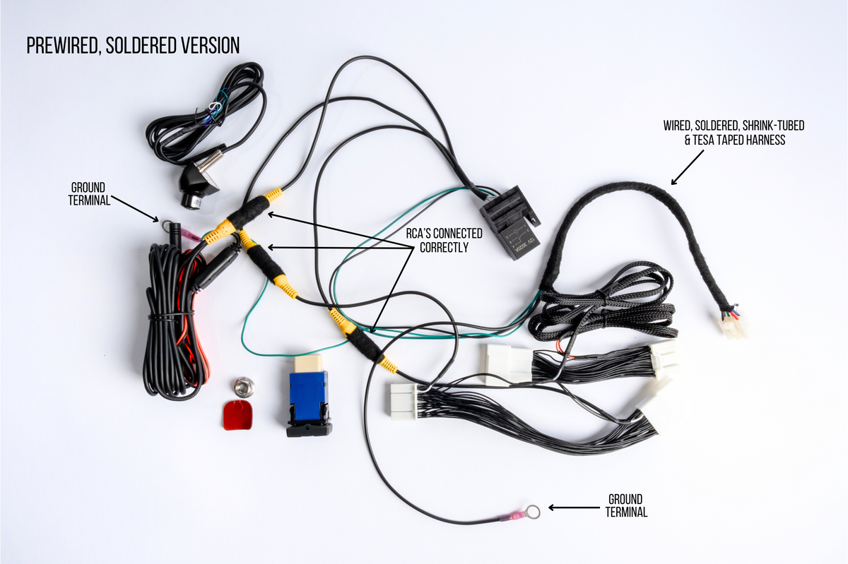 Anytime Backup Camera 4Runner Front Camera and Backup Override Kit