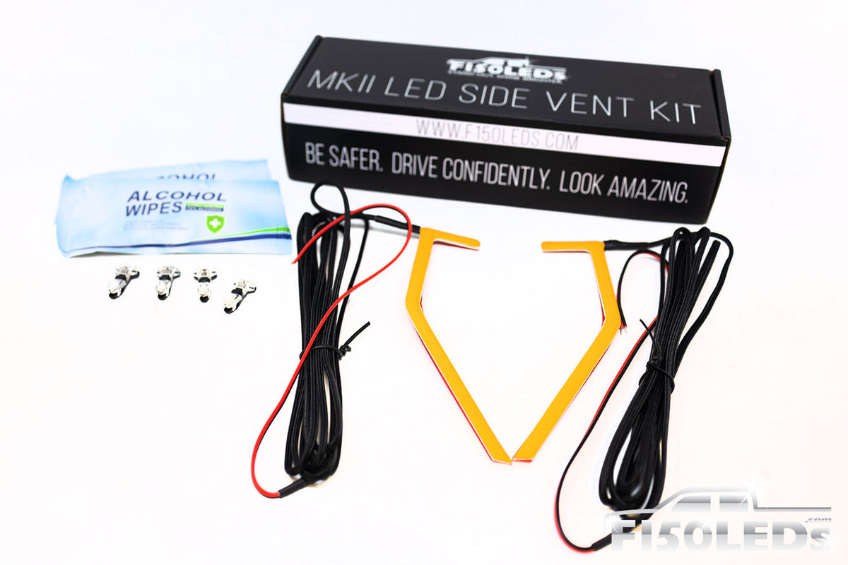 F150 LEDs Vehicle Side Vent LED Lighting Kit