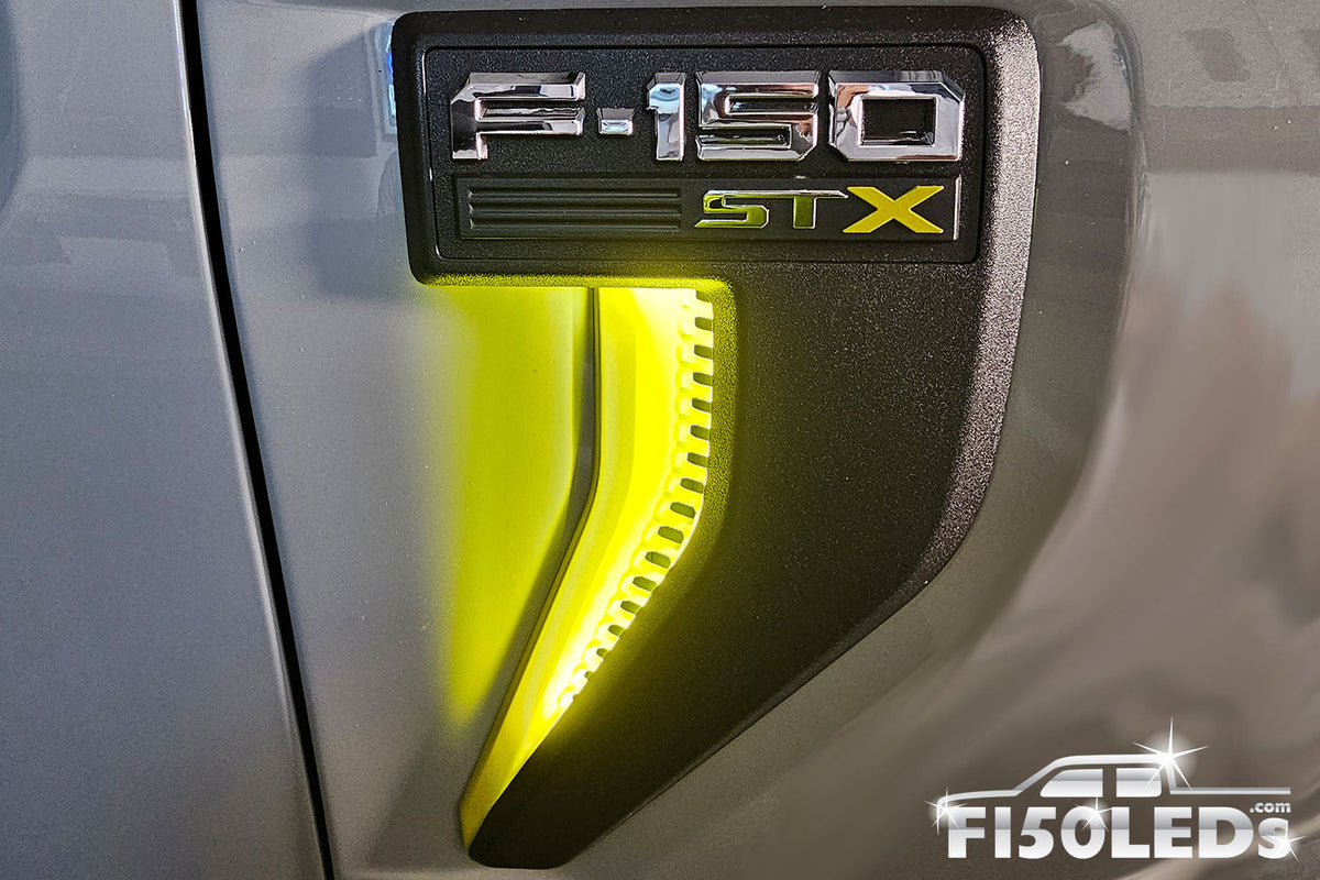 F150 LEDs Vehicle Side Vent LED Lighting Kit
