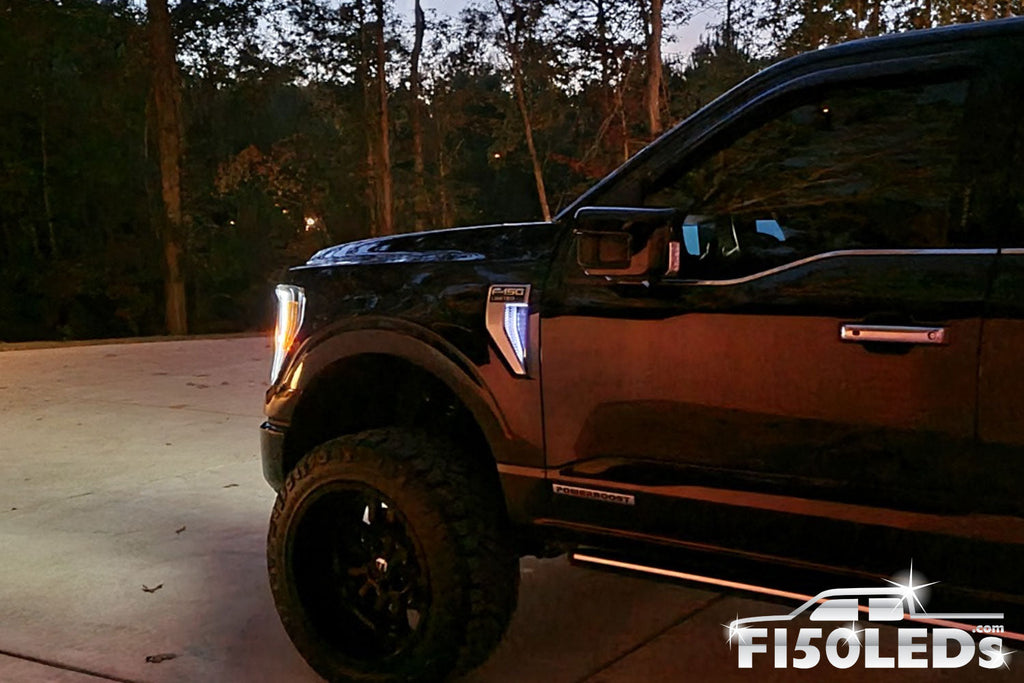 F150 LEDs Vehicle Side Vent LED Lighting Kit