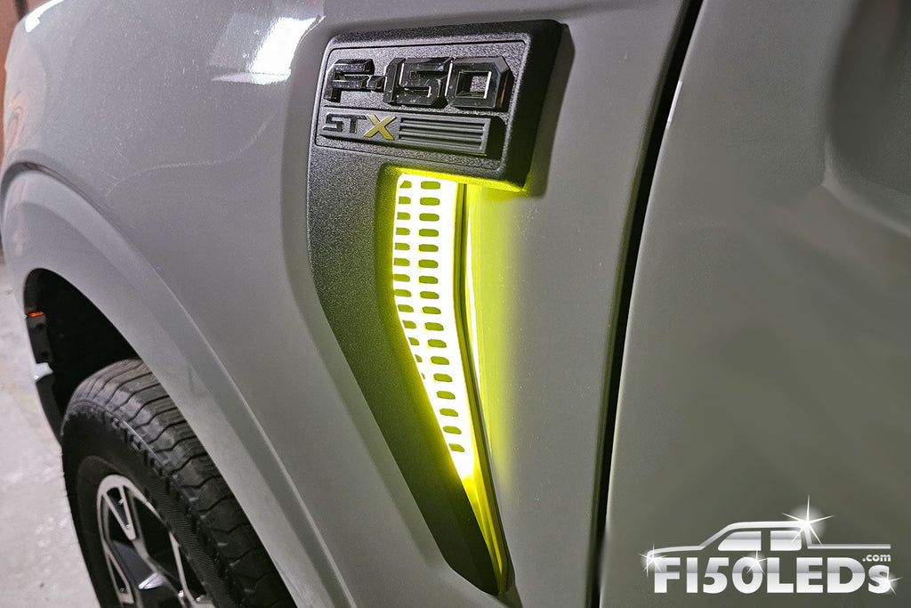 F150 LEDs Vehicle Side Vent LED Lighting Kit