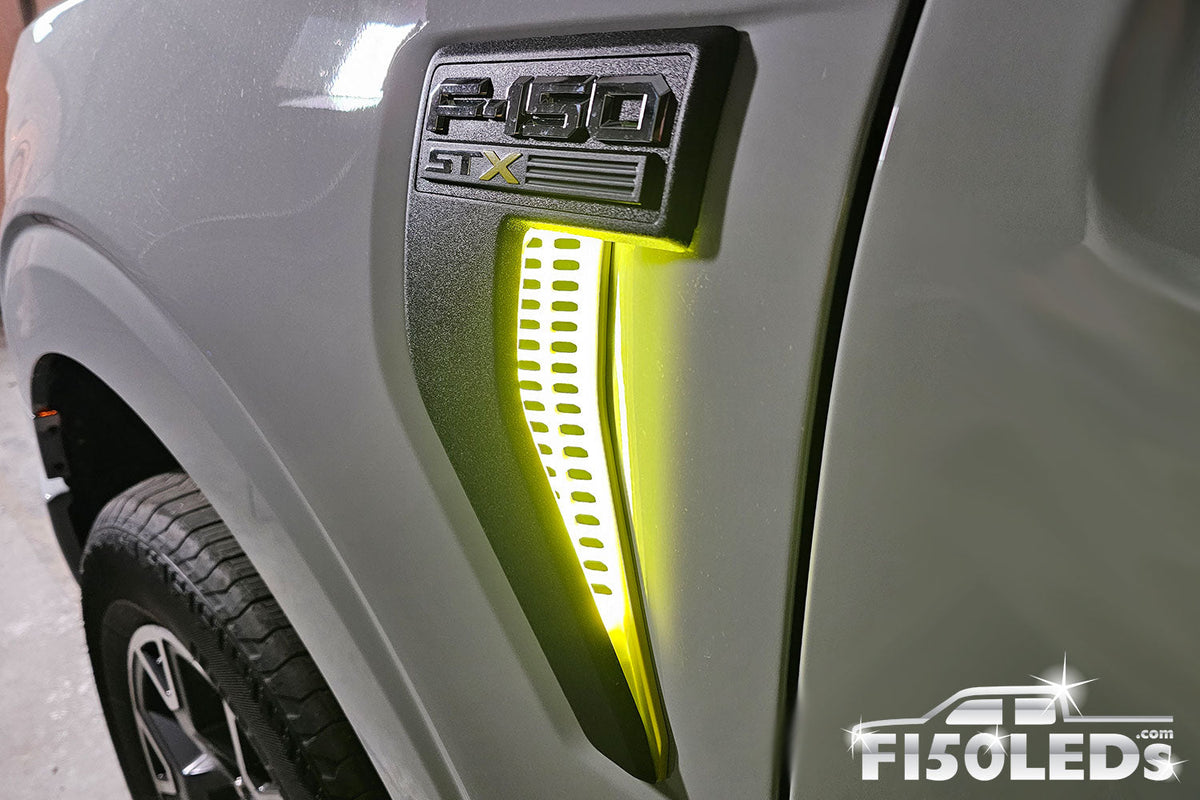 F150 LEDs Vehicle Side Vent LED Lighting Kit