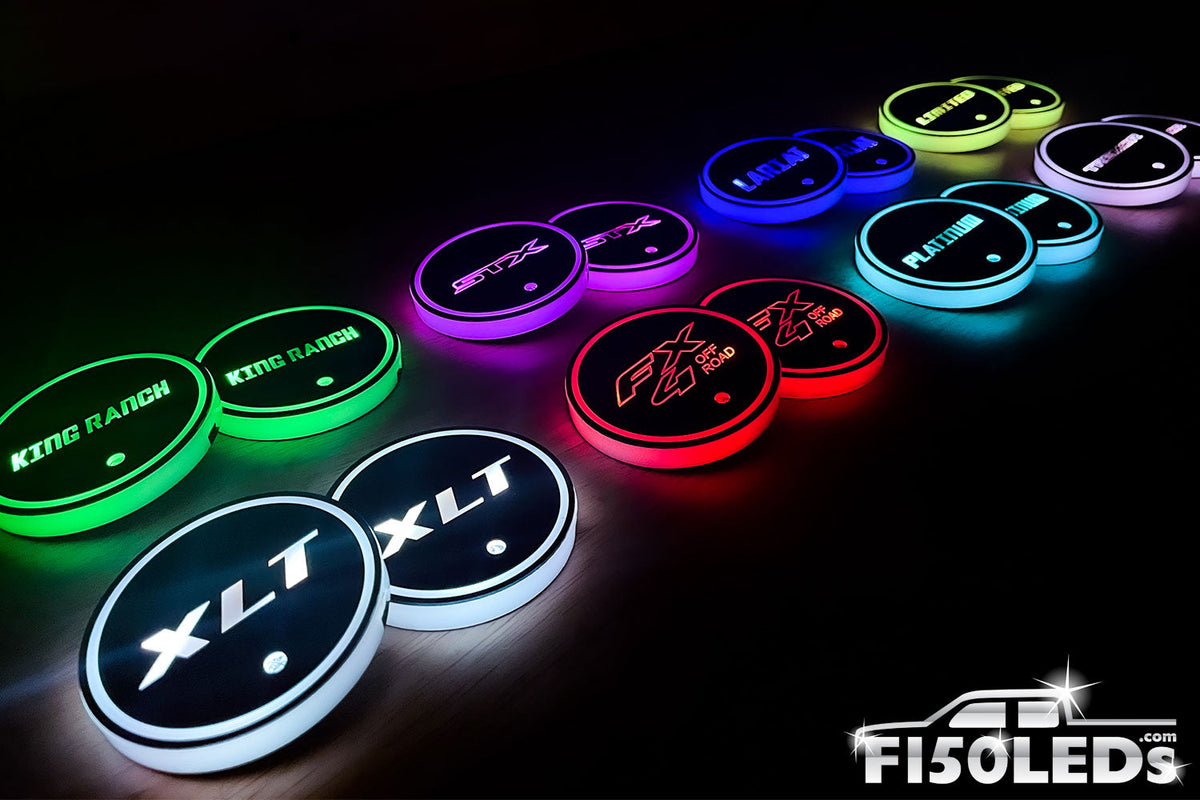 F150LEDs.com LED Cup Holder Coaster