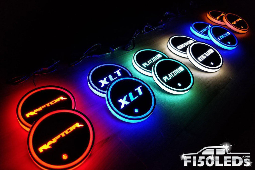 F150LEDs.com LED Cup Holder Coaster