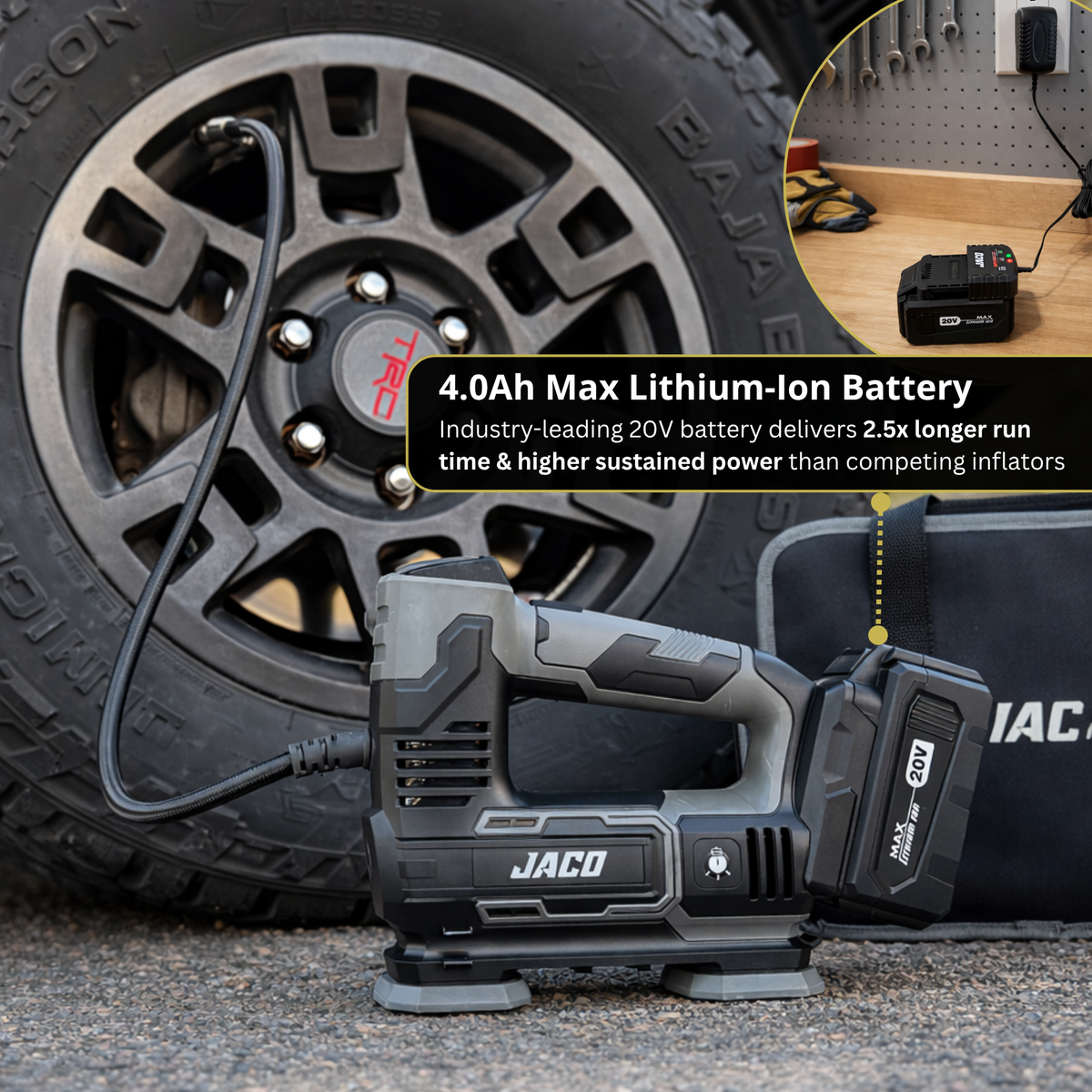 JACO Cordless Tire Inflator