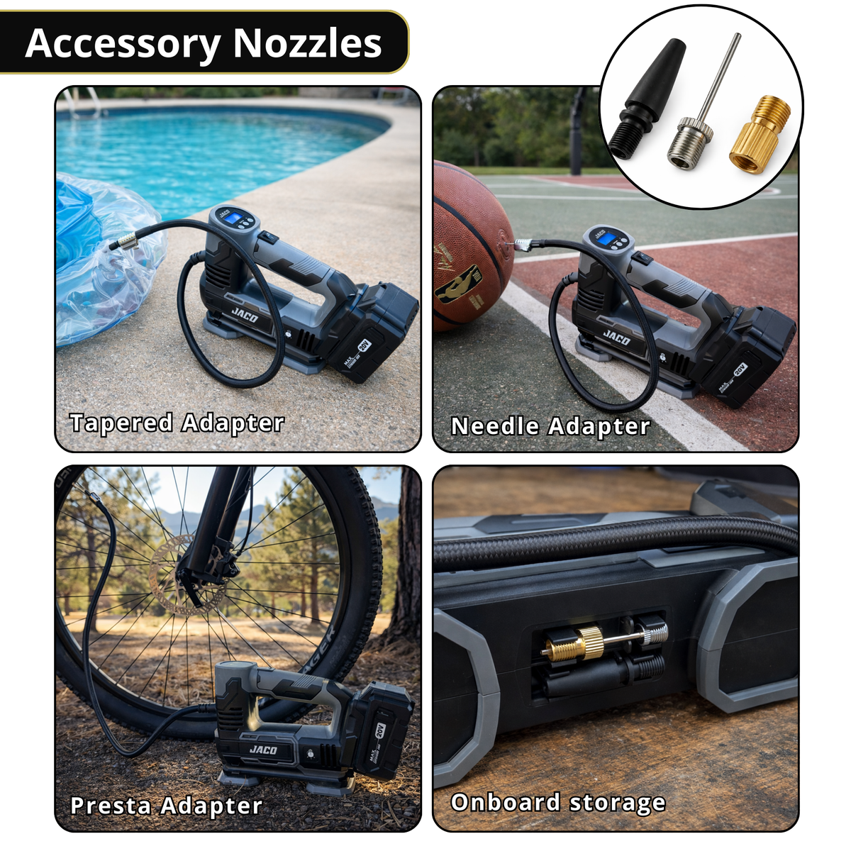 JACO Cordless Tire Inflator