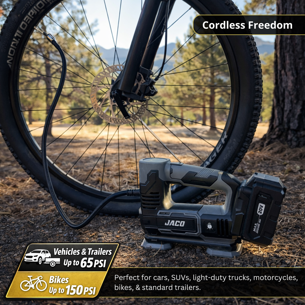 JACO Cordless Tire Inflator