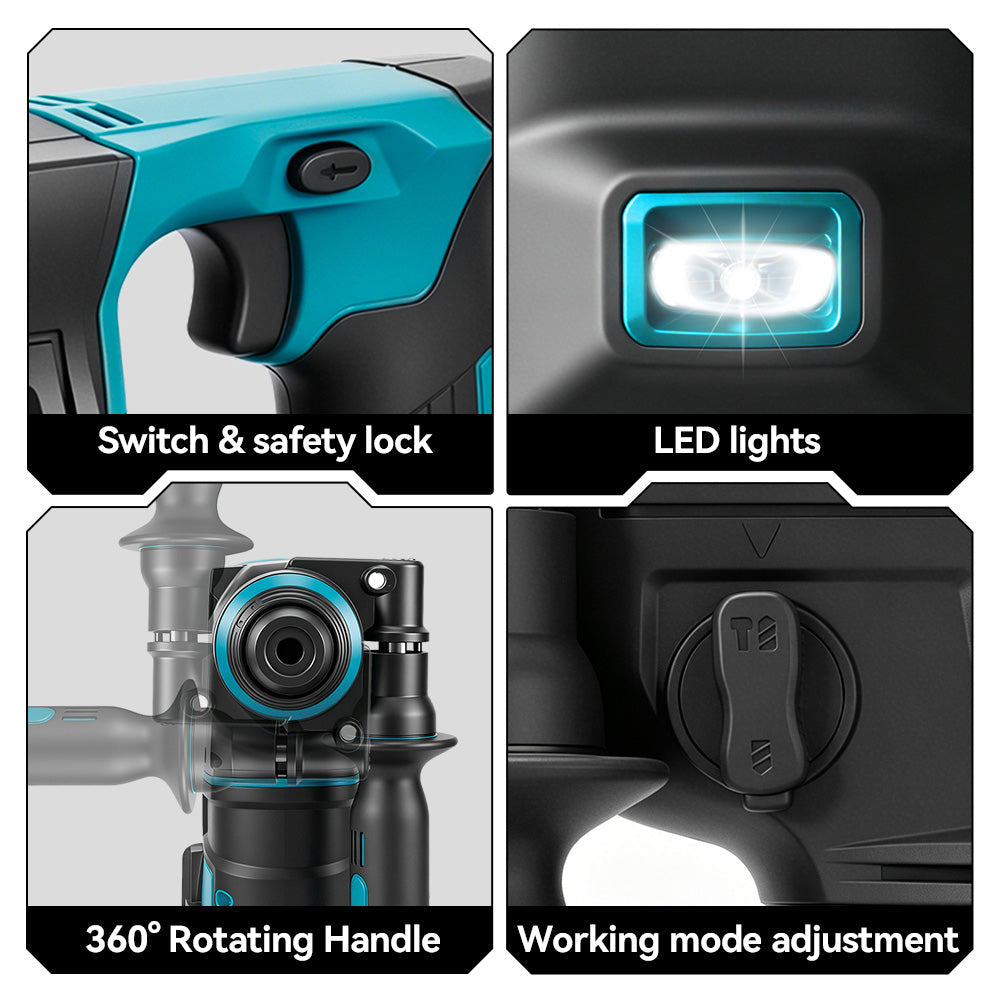 ONEVAN Rotary Hammer Drill