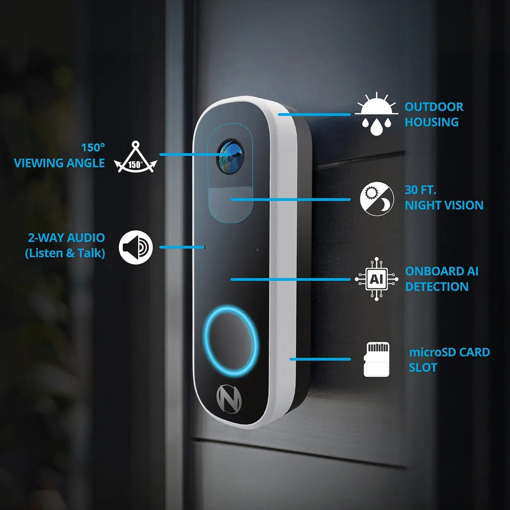DB4HCH-B Video Doorbell and Wireless Chime