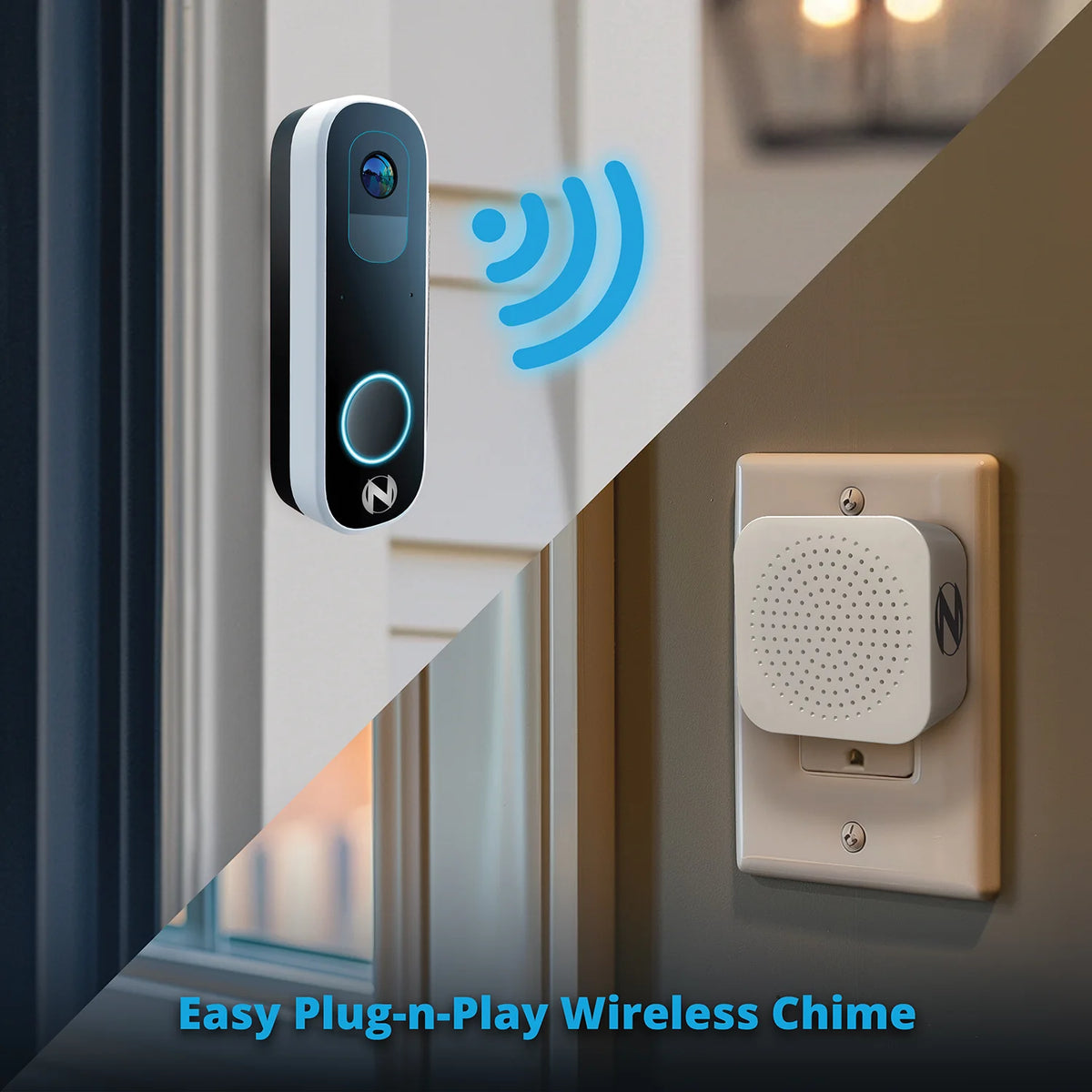 DB4HCH-B Video Doorbell and Wireless Chime