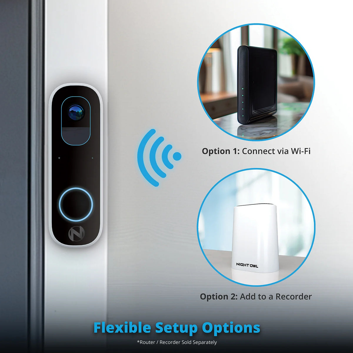 DB4HCH-B Video Doorbell and Wireless Chime