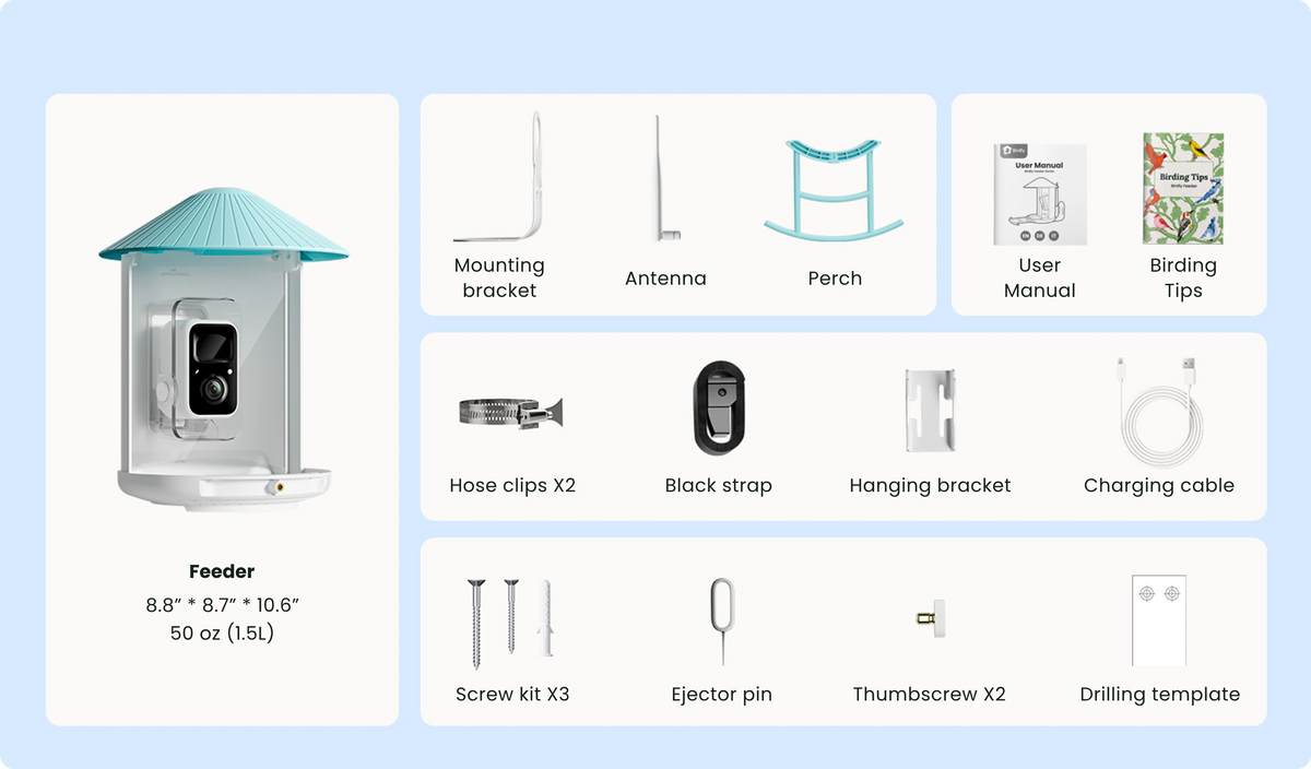 Birdfy Smart Bird Feeder with Camera