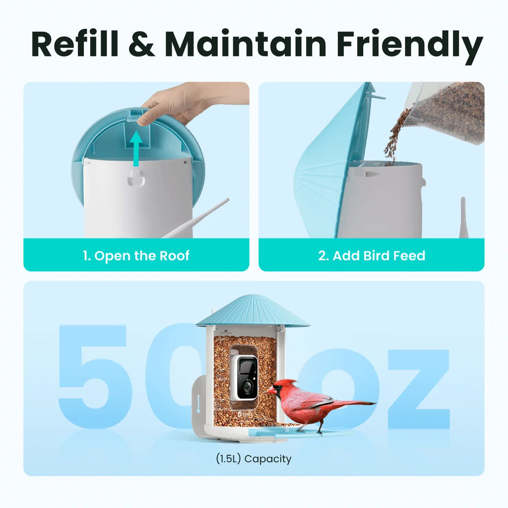 Birdfy Smart Bird Feeder with Camera